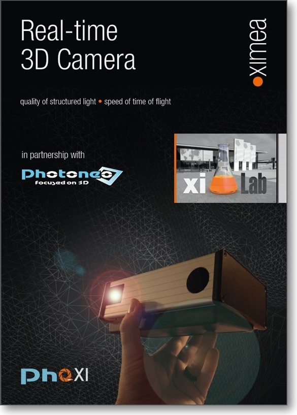 3D camera method technology USB3 realtime
